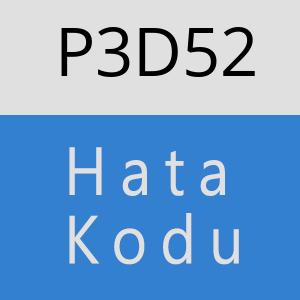 P3D52 hatasi