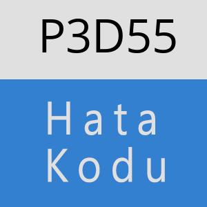 P3D55 hatasi