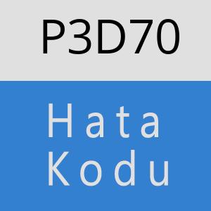 P3D70 hatasi