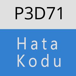 P3D71 hatasi