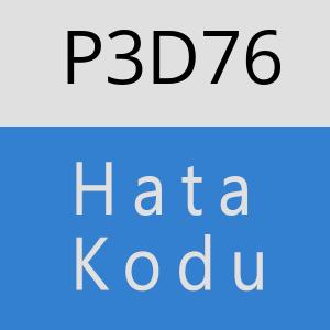 P3D76 hatasi