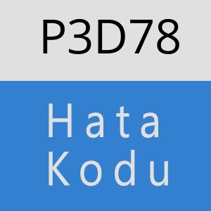 P3D78 hatasi