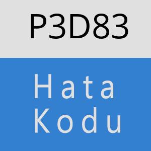 P3D83 hatasi