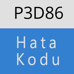 P3D86 hatasi