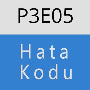 P3E05 hatasi