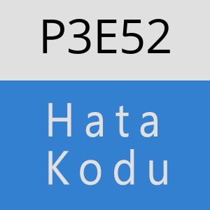 P3E52 hatasi