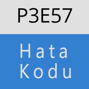 P3E57 hatasi