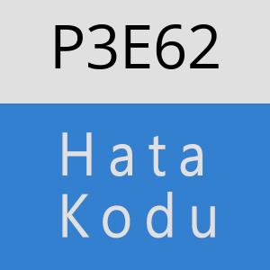 P3E62 hatasi