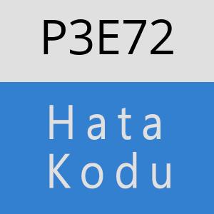 P3E72 hatasi