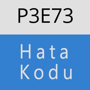 P3E73 hatasi
