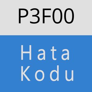 P3F00 hatasi