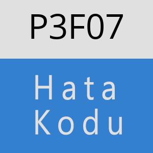 P3F07 hatasi