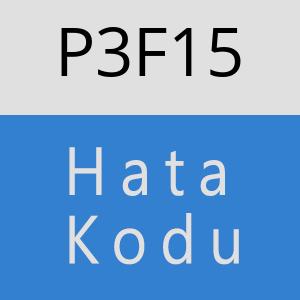 P3F15 hatasi