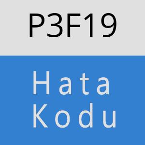 P3F19 hatasi