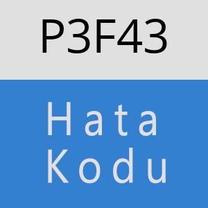 P3F43 hatasi