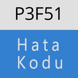 P3F51 hatasi