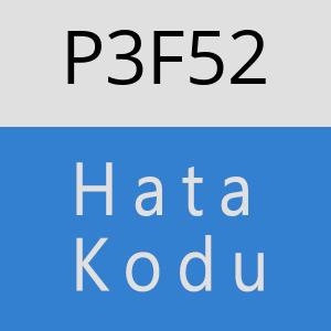 P3F52 hatasi