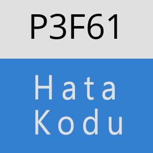 P3F61 hatasi