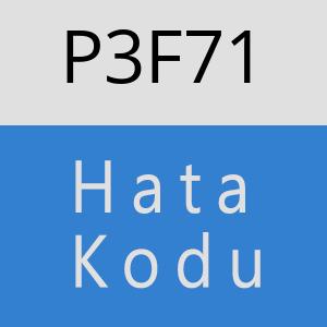 P3F71 hatasi