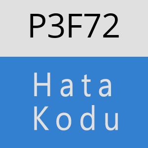 P3F72 hatasi