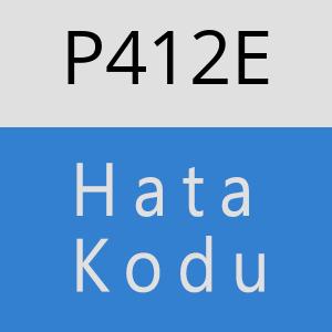 P412E hatasi