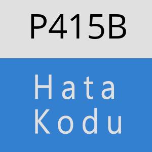 P415B hatasi