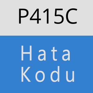 P415C hatasi