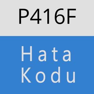 P416F hatasi