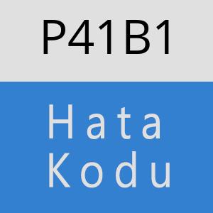 P41B1 hatasi