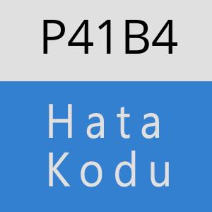 P41B4 hatasi