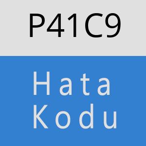 P41C9 hatasi