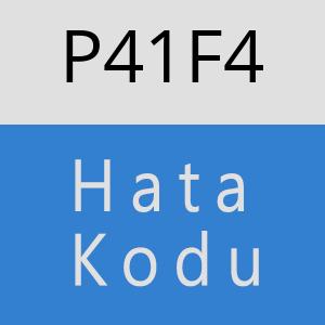 P41F4 hatasi