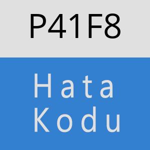 P41F8 hatasi