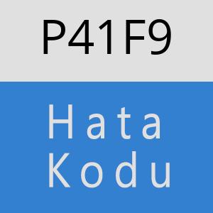 P41F9 hatasi