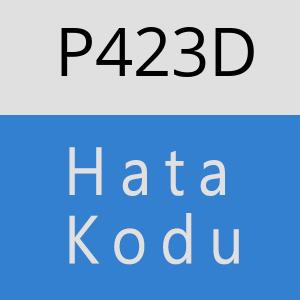 P423D hatasi