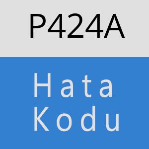 P424A hatasi