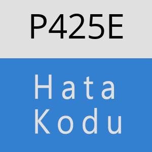 P425E hatasi