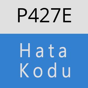 P427E hatasi