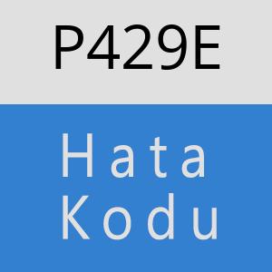 P429E hatasi