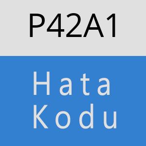 P42A1 hatasi