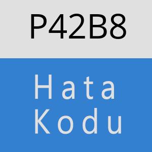 P42B8 hatasi