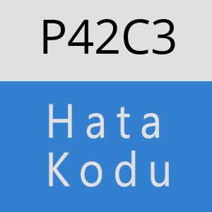 P42C3 hatasi