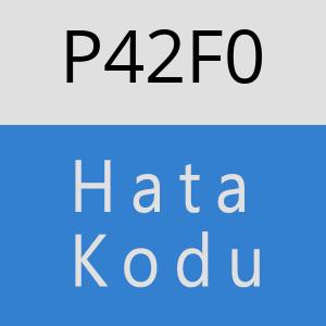 P42F0 hatasi