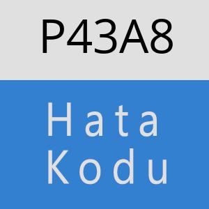 P43A8 hatasi