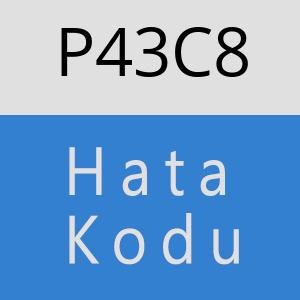 P43C8 hatasi