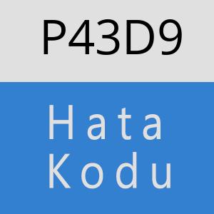 P43D9 hatasi