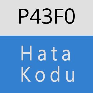 P43F0 hatasi