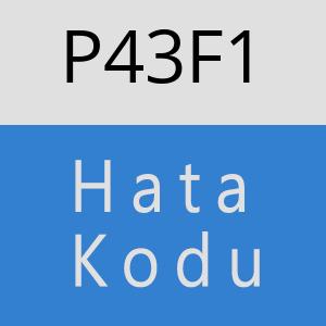 P43F1 hatasi