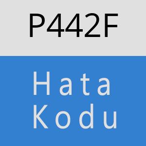 P442F hatasi