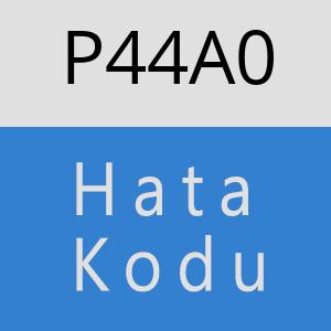 P44A0 hatasi